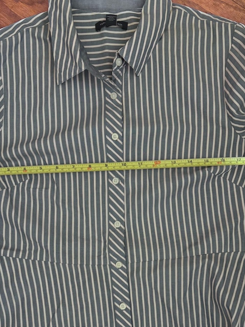 Tommy Hilfiger Blue and White Striped Dress - Picture 8 of 9